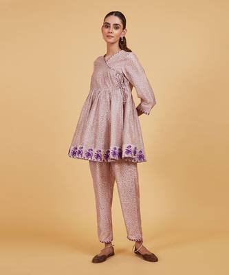 Purple dots kedia set 1