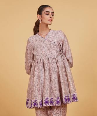 Purple dots kedia set 4