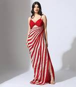 Colour block stripe dress