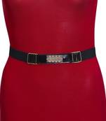 Gold & black color kamarband elastic waist belt for women//girls