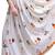 White printed crepe stitched kurtis