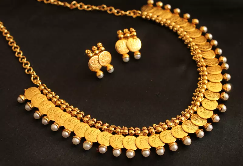 BEAUTIFUL ANTIQUE COIN NECKLACE SET-DJ03491