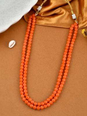 Long layred beasds necklace set 1