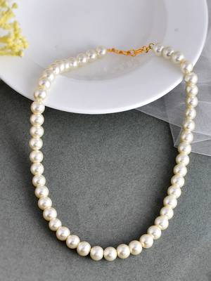 Pearl gold plated neklace set 1