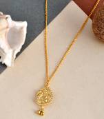 Gold plated chain necklace set