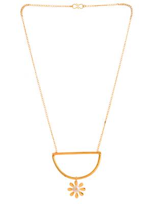 Pearl handcrafted chain necklace set 3