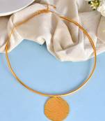 Western gold plated necklace set