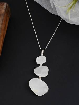 Silver plated chain necklace 1