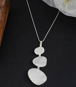 Silver plated chain necklace