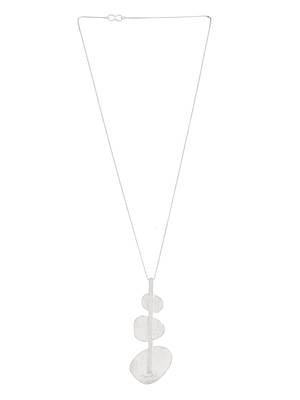 Silver plated chain necklace 3