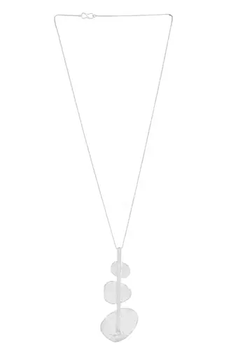 Silver plated chain necklace
