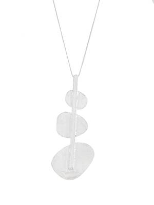 Silver plated chain necklace 4