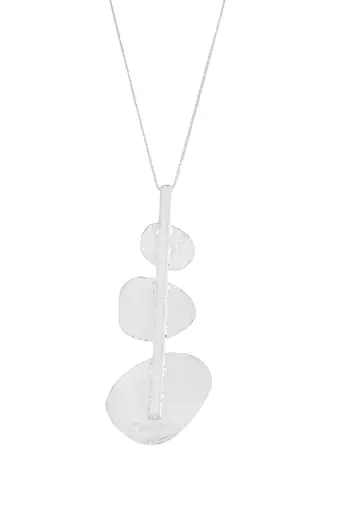 Silver plated chain necklace