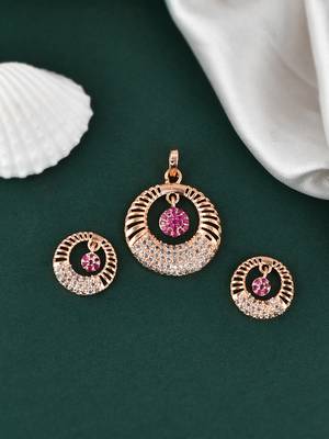 Gold plated ad necklace set 1