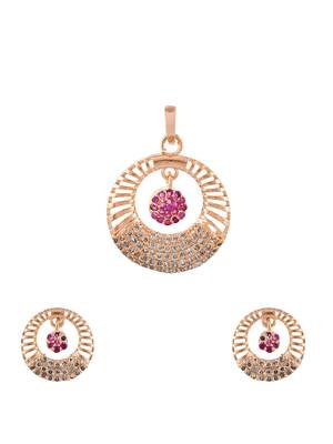 Gold plated ad necklace set 2