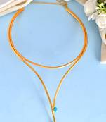 Gold plated western necklace set