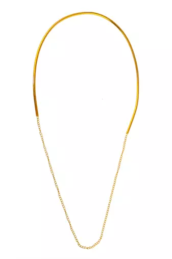 Gold plated necklace set
