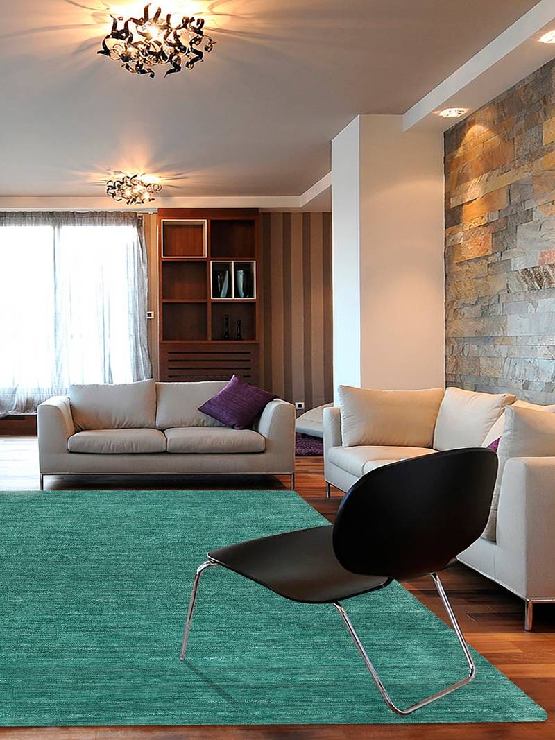 Kaleen India Hand-Loomed Luxury Carpet Rug for Bedroom/Living Area/Home with Anti Slip Backing With Kaleen's Signature