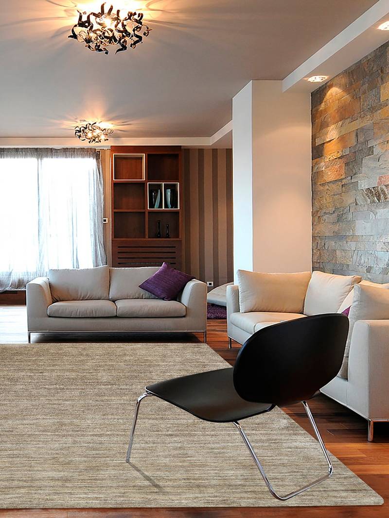 Kaleen India Hand-Loomed Luxury Carpet Rug for Bedroom/Living Area/Home with Anti Slip Backing With Kaleen's Signature