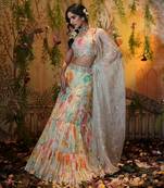 Lily White Lehenga Set