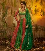 Raat Rani Green Lehenga Set