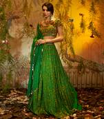 Neem Green Lehenga Set
