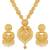 Asmitta traditional 1 gram gold plated opera style necklace set for women