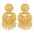 Asmitta traditional 1 gram gold plated opera style necklace set for women
