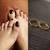 Super slim dailywear gold toe rings