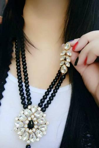 Black necklaces