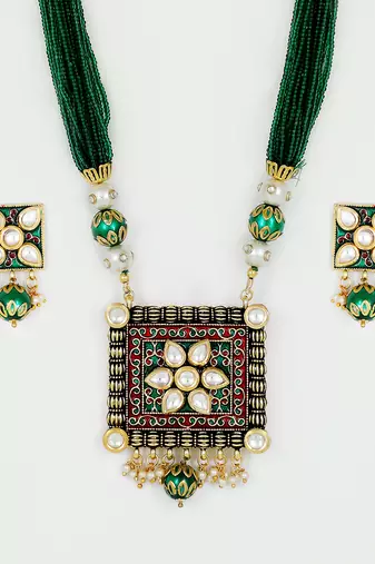 Green necklaces