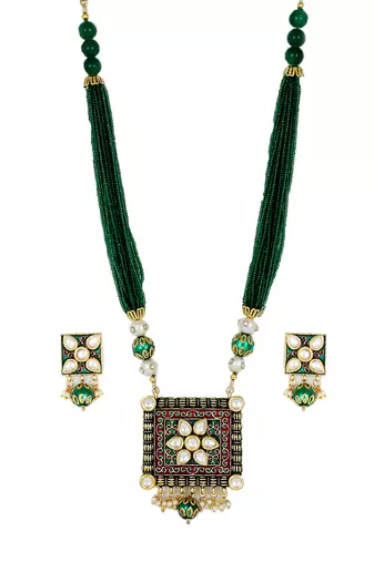 Green necklaces