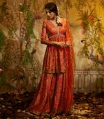 Saavni pink gharara set