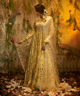 Nargis ivory anarkali set 2