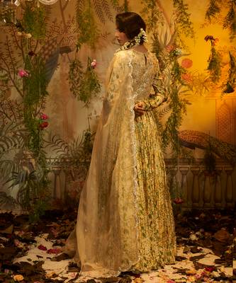 Nargis ivory anarkali set 4