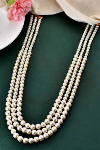 Brass gold-plated layered necklace