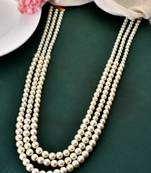 Brass gold-plated layered necklace