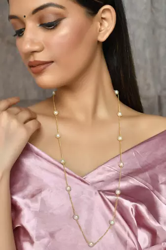 Brass gold-plated chain