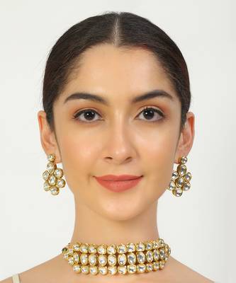 Kundan choker with earrings 1