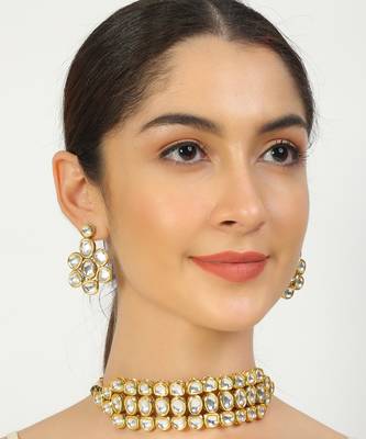 Kundan choker with earrings 2