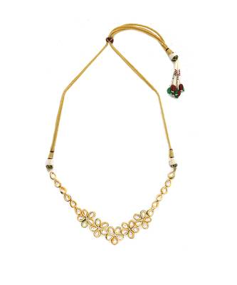 Handcrafted kundan necklace set 5