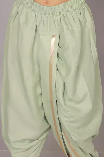 Fusion fair boys green kurta with dhoti