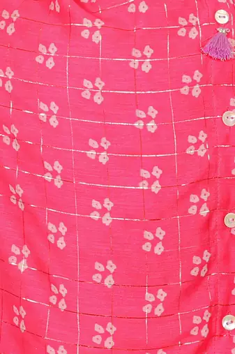 Folklore boys pink kurta with dhoti