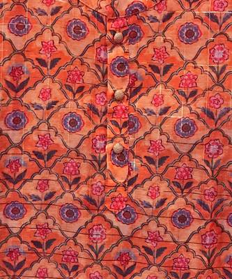 Raangoli boys orange kurta with pyjama 5