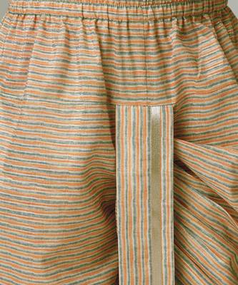 Golden weaves boys beige kurta with dhoti 4
