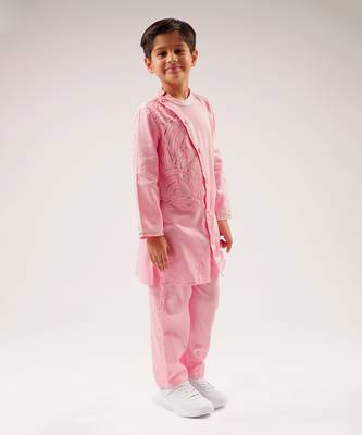 Bollywood tadka boys pink kurta with pant 2