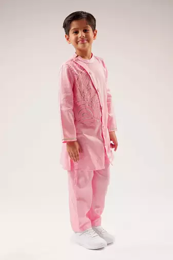 Bollywood tadka boys pink kurta with pant