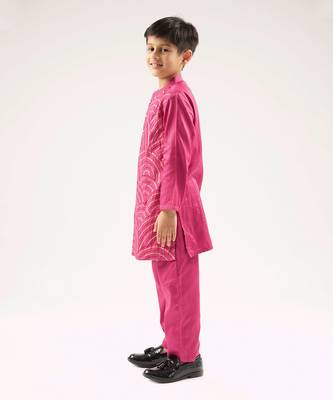 Bollywood tadka boys wine kurta with pant 2
