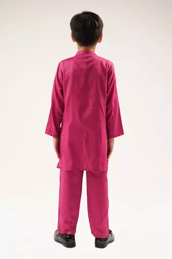 Bollywood tadka boys wine kurta with pant