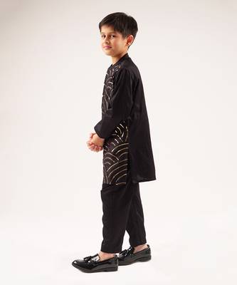 Bollywood tadka boys black kurta with pant 2